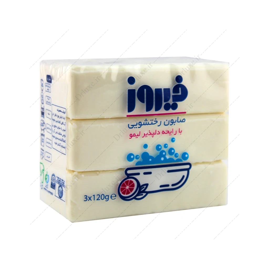 قالب صابون لباسشویی فیروز 120 گرم 3 عدد